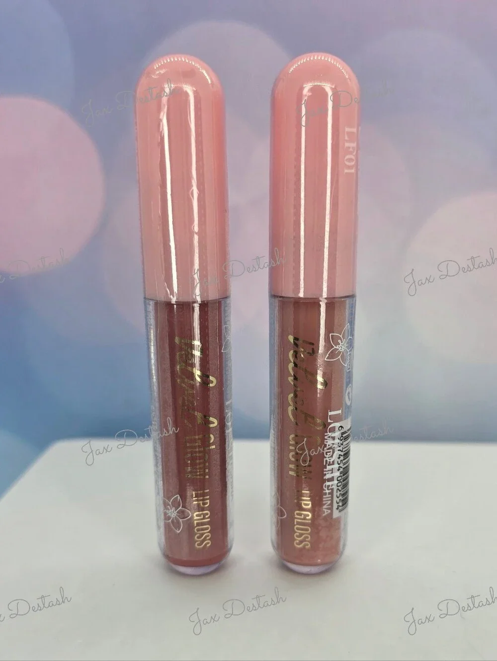 Lip Gloss Duo in Nude Pink - Hydrating Shimmer